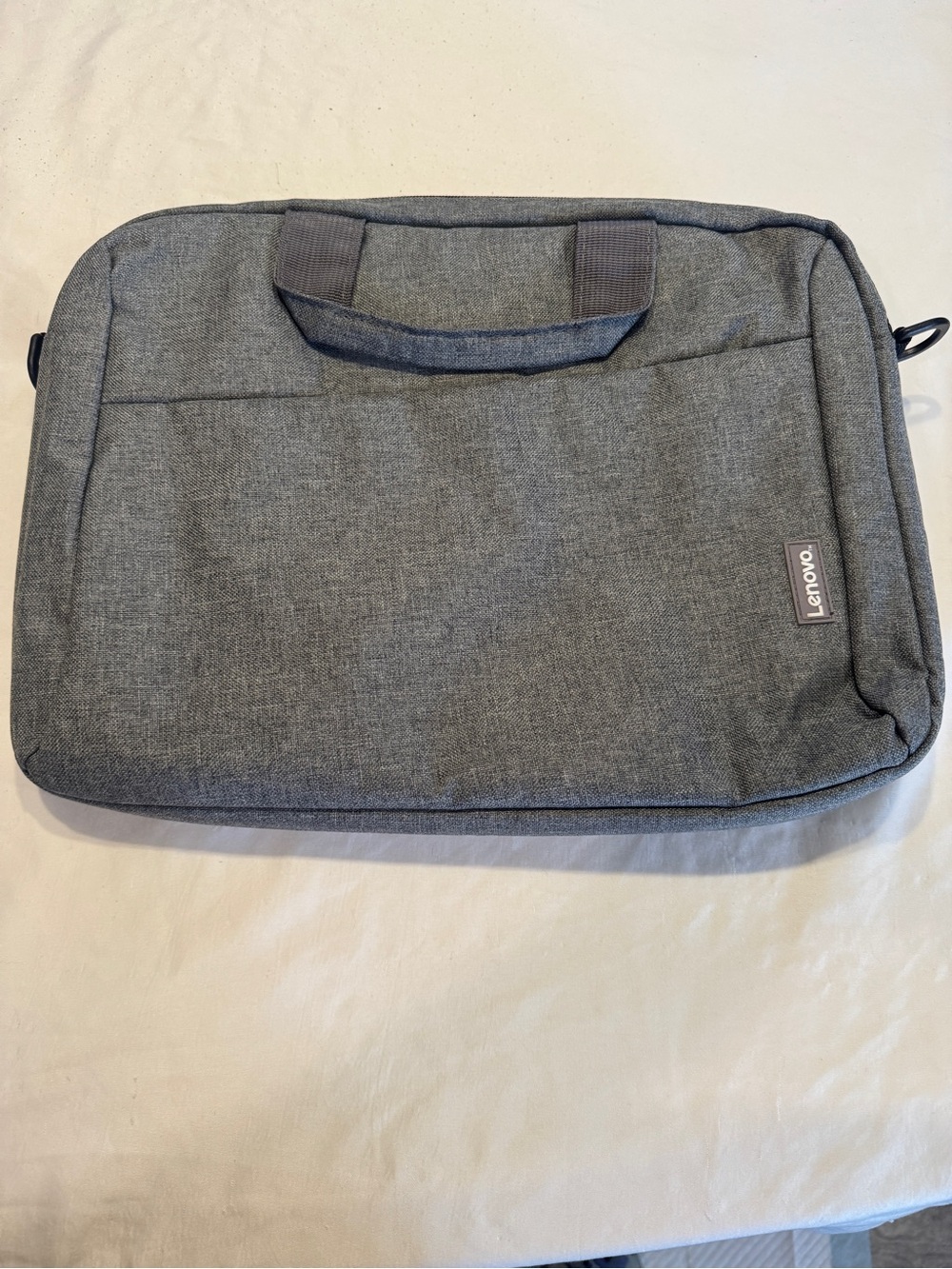 Lenovo Gray Slim Laptop Bag with Front Pocket